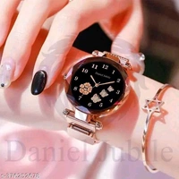 Daniel Jubile D J Rose Girls Watches With Bracelets - Rose Gold, Free Size
