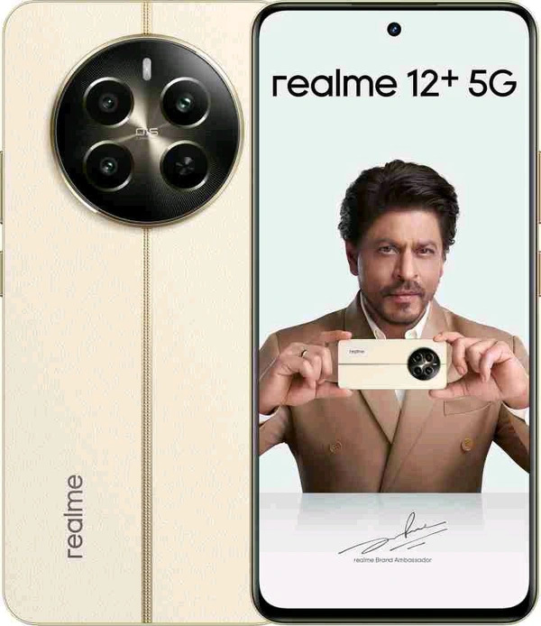 Realme 12 Plus 5G 8GB 128GB Navigator Beige - Free Size, Navigator Biege