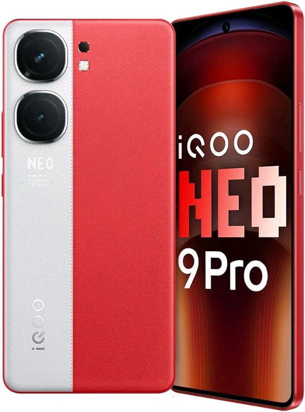 iQOO Neo9 Pro 5G (Fiery Red, 8GB RAM, 128GB Storage) | Snapdragon 8 Gen 2 Processor | Supercomputing Chip Q1 | Flagship Level Sony IMX920 Camera