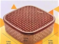 KP Square Masala Box Spice Box, Plastic Square 7 Sections