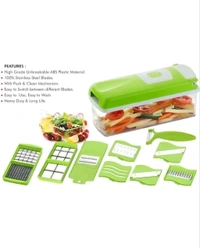 13-in-1Vegitable Slicer, Multiporpose Chopper, Fruits And Vegitables - Free Size