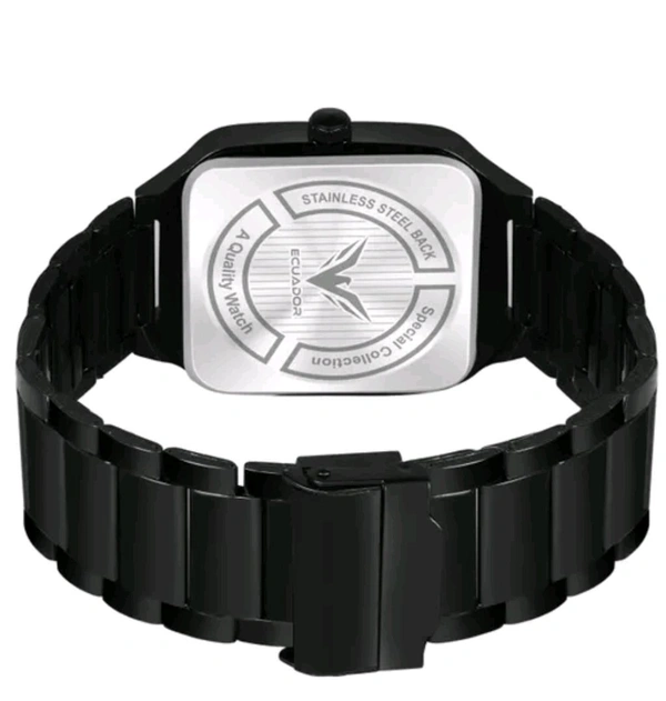 Ecuador Elegant Design Analog Wrist Watch For Men - Black, Free Size