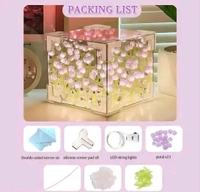 IKIME Tulip Cube Infinity Mirror Lamp