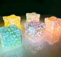 IKIME Tulip Cube Infinity Mirror Lamp