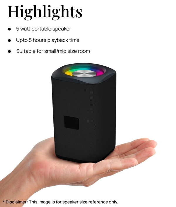  OK1104 5W 5Hrs Bluetooth Speaker Assorted - Assorted