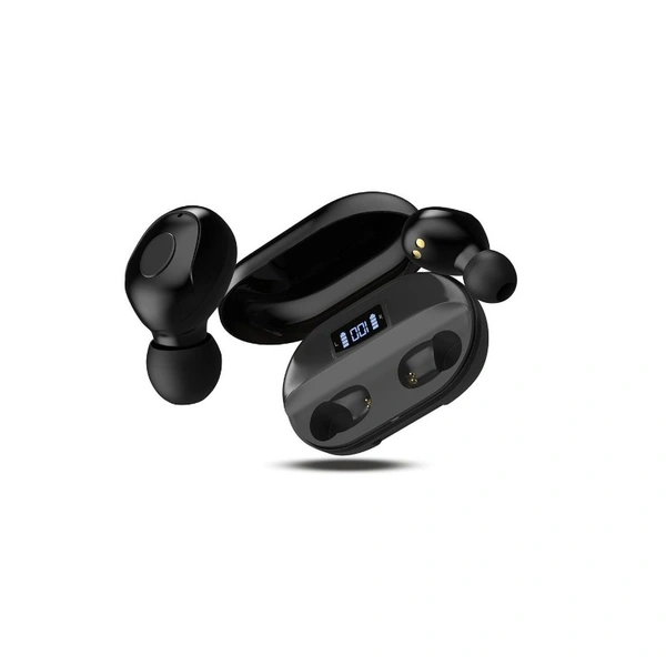  PowerBank Earbuds, Bluetooth True Wireless  - Black