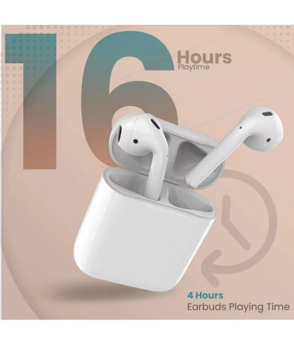  AirMini Buds Bluetooth True Wireless (TWS) In Ear 20 Hours Playback Fast charging,Dual pairing IPX4 - White