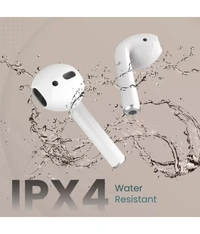  AirMini Buds Bluetooth True Wireless (TWS) In Ear 20 Hours Playback Fast charging,Dual pairing IPX4 - White