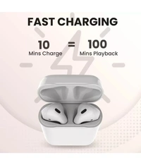  AirMini Buds Bluetooth True Wireless (TWS) In Ear 20 Hours Playback Fast charging,Dual pairing IPX4 - White