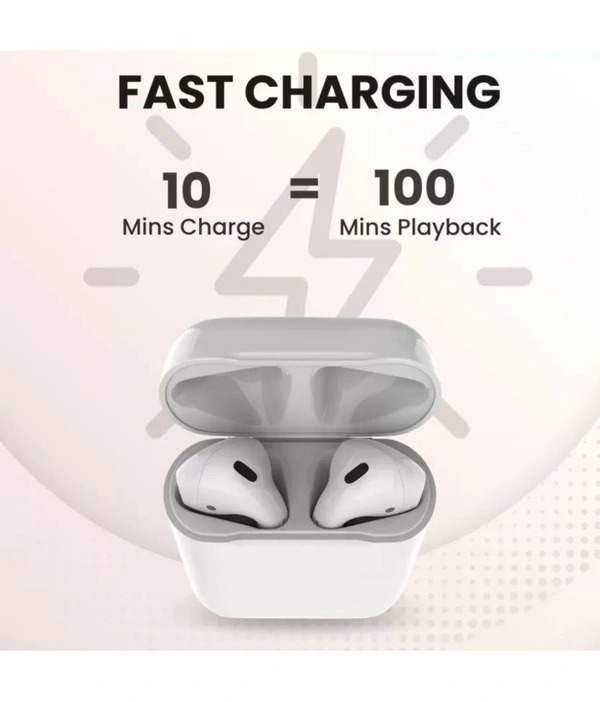  AirMini Buds Bluetooth True Wireless (TWS) In Ear 20 Hours Playback Fast charging,Dual pairing IPX4 - White