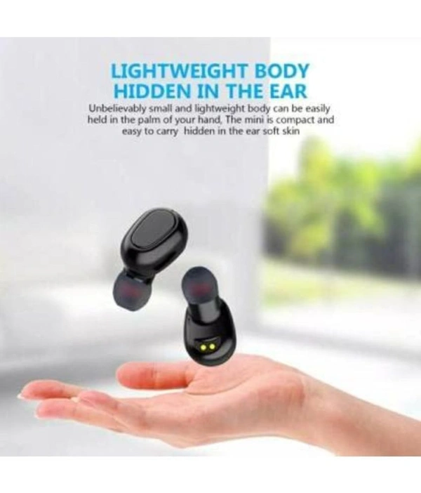 Power Bluetooth True Wireless (TWS) In Ear 25 Hours Playback Powerfull bass,Fast charging IPX4 - Black