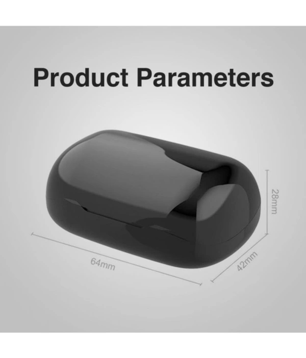 Power Bluetooth True Wireless (TWS) In Ear 25 Hours Playback Powerfull bass,Fast charging IPX4 - Black