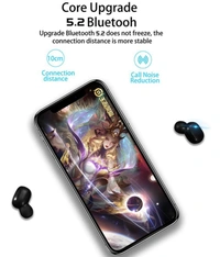 Buds Mini In Ear True Wireless (TWS) 25 Hours Playback IPX4(Splash & Sweat Proof) - Black
