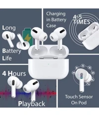  Pro Bluetooth True Wireless (TWS) In Ear 20 Hours Playback Powerfull bass IPX4(Splash & Sweat Proof) - White