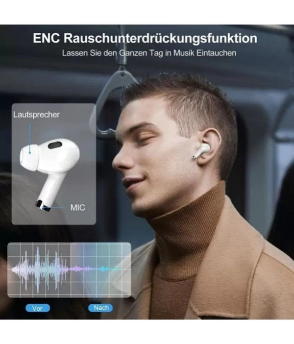  Pro Bluetooth True Wireless (TWS) In Ear 20 Hours Playback Powerfull bass IPX4(Splash & Sweat Proof) - White