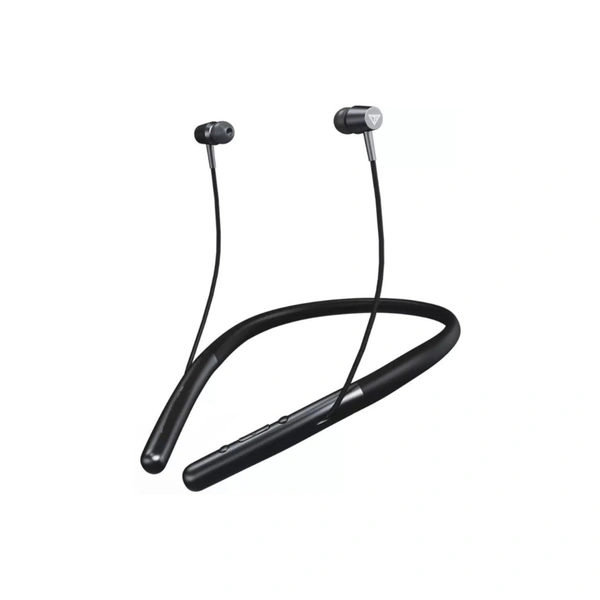 TechFire Hearin 2 Bluetooth Bluetooth Neckband In Ear 20 Hours Playback Magnetic earpeice IPX4(Splash & Sweat Proof) - Black
