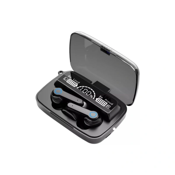  PowerBank Earbuds Bluetooth True Wireless (TWS) In Ear 35 Hours Playback Passive noise cancellation IPX4 - Black