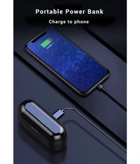  Power Bluetooth True Wireless (TWS) In Ear 30 Hours Playback Powerfull bass,Fast charging IPX4 - Black
