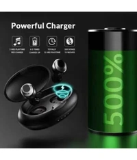 BOMB In Ear True Wireless (TWS) 25 Hours Playback IPX4(Splash & Sweat Proof) Powerfull bass,Fast charging  - Black