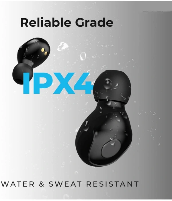  PowerBank Earbuds, Bluetooth True Wireless (TWS) On Ear 35 Hours Playback Powerfull bass IPX4 - Black