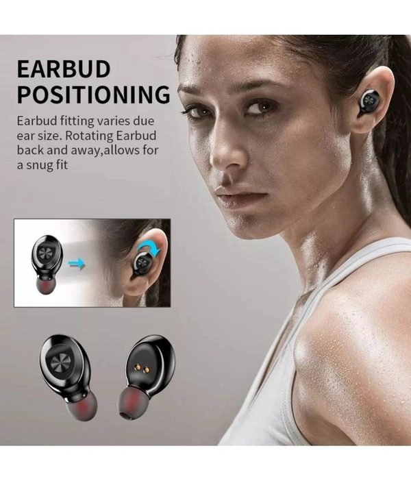  XG-8 with ENC On Ear True Wireless (TWS) 30 Hours Playback IPX4(Splash & Sweat Proof) Powerfull bass - Black