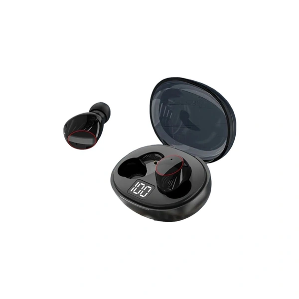 G60 with ENC Bluetooth True Wireless (TWS) In Ear 30 Hours Playback Powerfull bass,Dual pairing IPX4 - Black