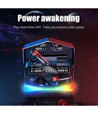  Power Gamo Bluetooth True Wireless (TWS) In Ear 30 Hours Playback Low Latency,Powerfull bass IPX4(Splash & Sweat Proof) - Black