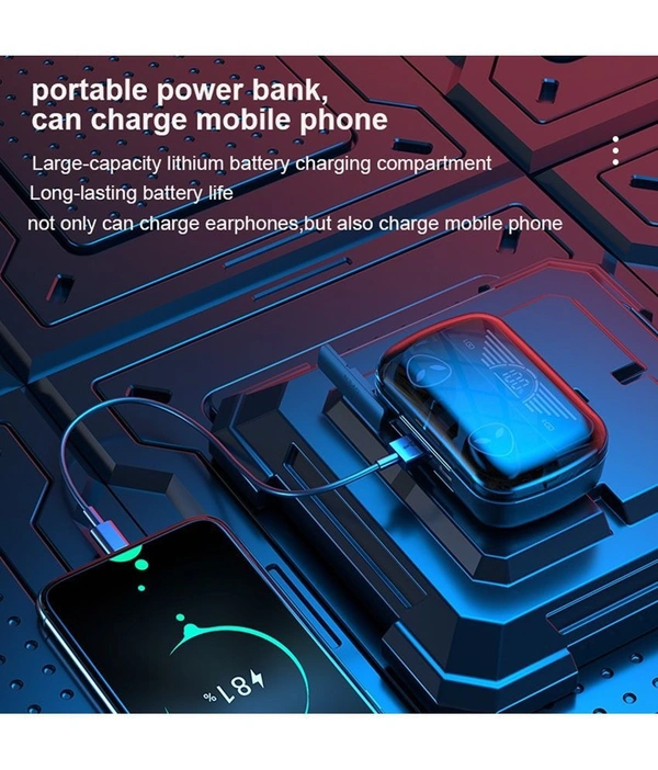  Alien Bluetooth True Wireless (TWS) In Ear 35 Hours Playback Low Latency,Powerfull bass IPX4(Splash & Sweat Proof) - Black