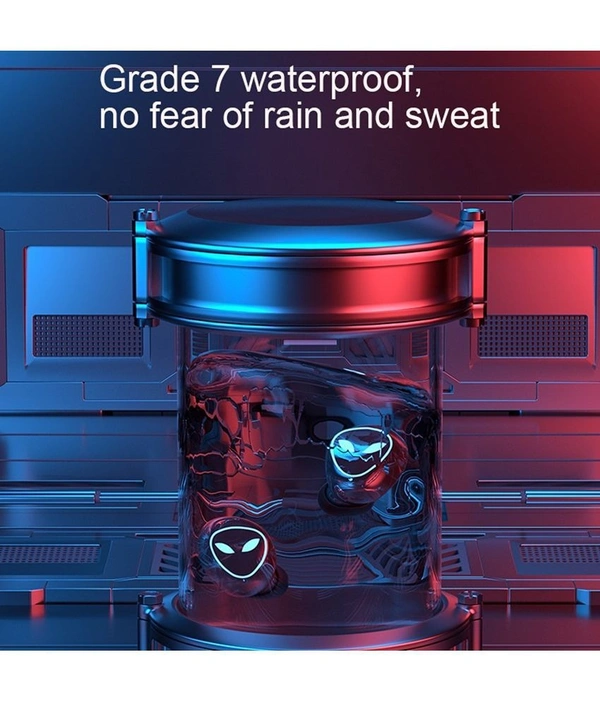  Alien Bluetooth True Wireless (TWS) In Ear 35 Hours Playback Low Latency,Powerfull bass IPX4(Splash & Sweat Proof) - Black