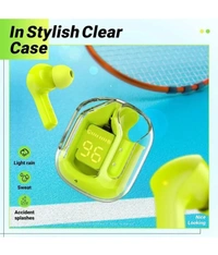  Ultrapods Bluetooth True Wireless (TWS) In Ear 30 Hours Playback Low Latency,Powerfull bass IPX4(Splash & Sweat Proof) - Green