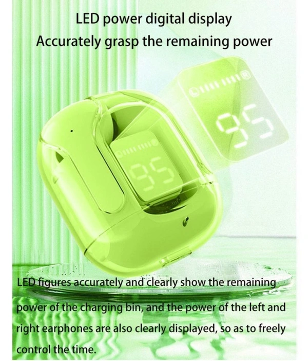  Ultrapods Bluetooth True Wireless (TWS) In Ear 30 Hours Playback Low Latency,Powerfull bass IPX4(Splash & Sweat Proof) - Green