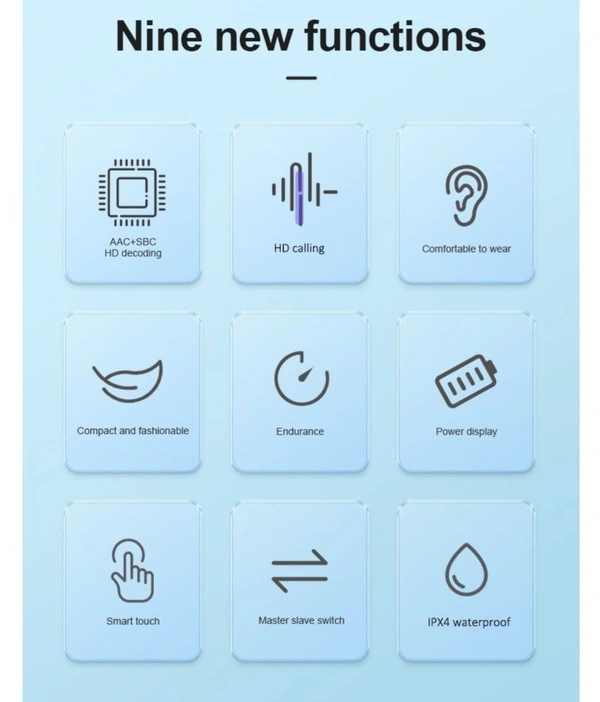 Ultrapods Bluetooth True Wireless (TWS) In Ear 30 Hours Playback Fast charging,Powerfull bass IPX4 - Blue
