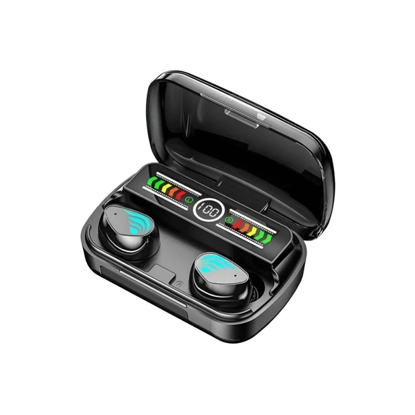  Power Bluetooth True Wireless (TWS) In Ear 35 Hours Playback Powerfull bass,Fast charging IPX4 - Black