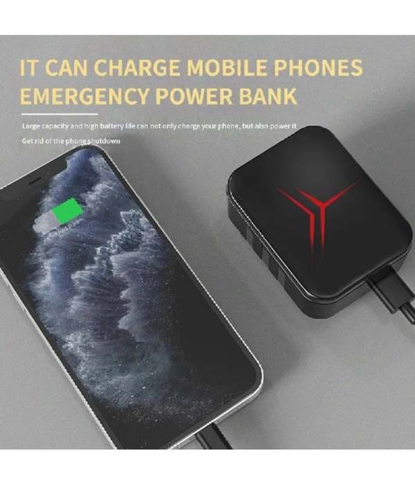  POWER with PowerBank In Ear True Wireless (TWS) 48 Hours Playback IPX4(Splash & Sweat Proof) Low Latency - Black