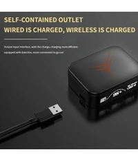  POWER with PowerBank In Ear True Wireless (TWS) 48 Hours Playback IPX4(Splash & Sweat Proof) Low Latency - Black