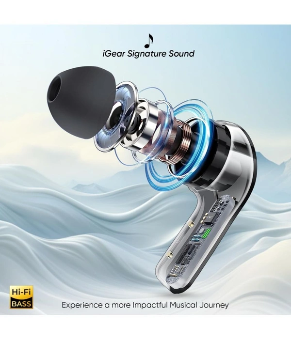  Flash Pods Bluetooth True Wireless (TWS) In Ear 30 Hours Playback Low Latency,Powerfull bass IPX4(Splash & Sweat Proof) - Black