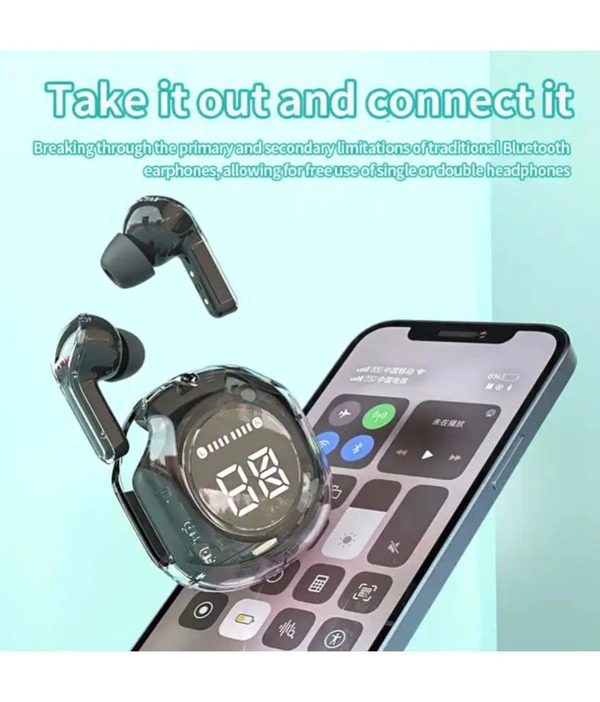 Ultrapods PRO Bluetooth True Wireless (TWS) In Ear 30 Hours Playback Low Latency,Powerfull bass IPX4 - Green