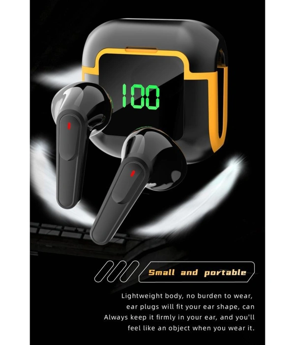  Play Bluetooth True Wireless (TWS) In Ear 30 Hours Playback Powerfull bass,Fast charging IPX4 - Black