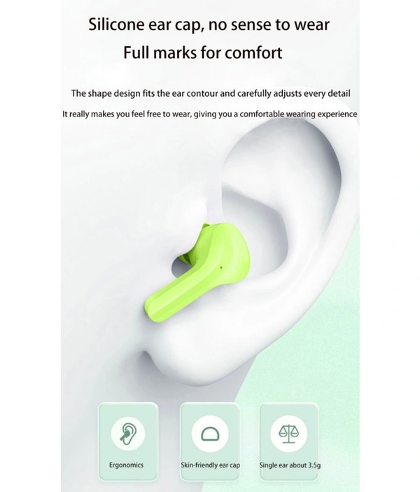  Flash Pods Bluetooth True Wireless (TWS) In Ear 30 Hours Playback Low Latency,Powerfull bass IPX4 - Green
