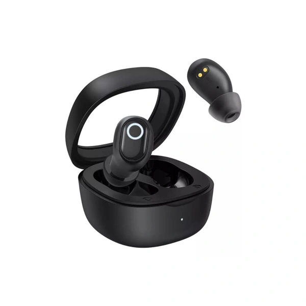 Super Mini Buds In Ear True Wireless (TWS) 25 Hours Playback IPX4(Splash & Sweat Proof) Low Latency - Black