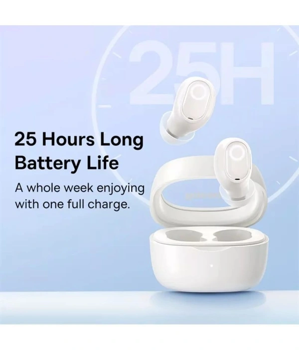 Super Mini Buds In Ear True Wireless (TWS) 25 Hours Playback IPX4(Splash & Sweat Proof) Low Latency - Black