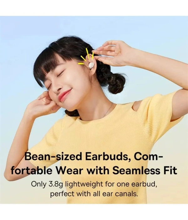Super Mini Buds In Ear True Wireless (TWS) 25 Hours Playback IPX4(Splash & Sweat Proof) Low Latency - Black