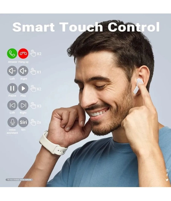  Flash Pods Bluetooth True Wireless (TWS) In Ear 30 Hours Playback Low Latency,Powerfull bass IPX4(Splash & Sweat Proof) - White