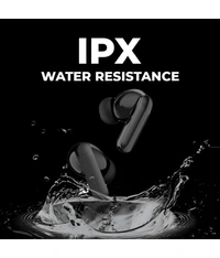 RGb Light Bluetooth True Wireless (TWS) In Ear 40 Hours Playback Powerfull bass,Low Latency IPX4 - Black