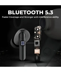 RGb Light Bluetooth True Wireless (TWS) In Ear 40 Hours Playback Powerfull bass,Low Latency IPX4 - Black