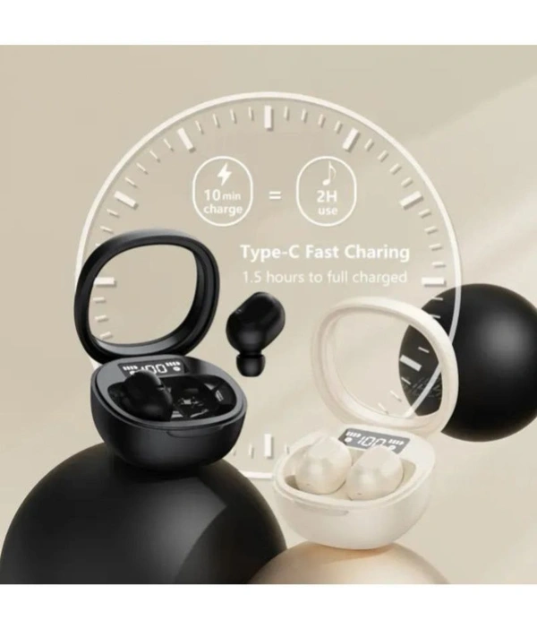  S11PRO Bluetooth True Wireless (TWS) In Ear 30 Hours Playback Low Latency,Powerfull bass IPX4(Splash & Sweat Proof) - Black