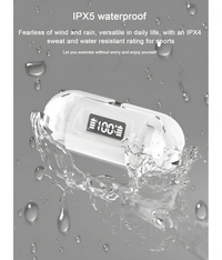  Transparent PRO Bluetooth True Wireless (TWS) In Ear 30 Hours Playback Fast charging,Powerfull bass IPX4 - White