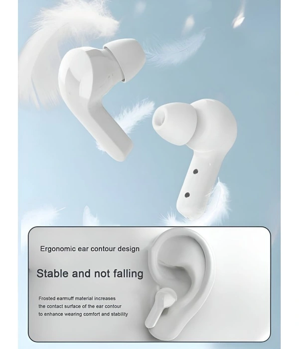  Transparent PRO Bluetooth True Wireless (TWS) In Ear 30 Hours Playback Fast charging,Powerfull bass IPX4 - White