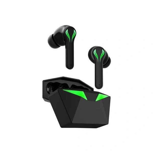  Voy Play Low Latency In Ear True Wireless (TWS) 48 Hours Playback IPX4(Splash & Sweat Proof) Low Latency - Black