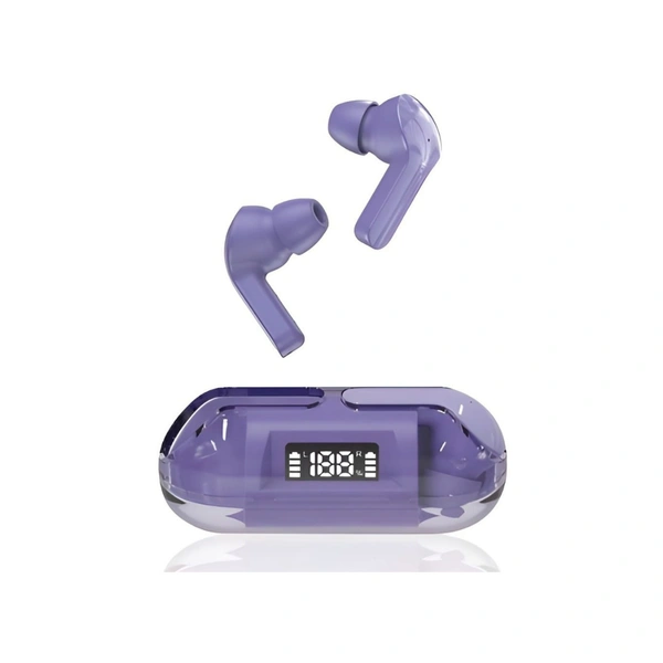  Capsule Bluetooth True Wireless (TWS) In Ear 30 Hours Playback Low Latency,Powerfull bass IPX4(Splash & Sweat Proof) - Blue
